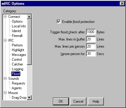 mIRC OptionS